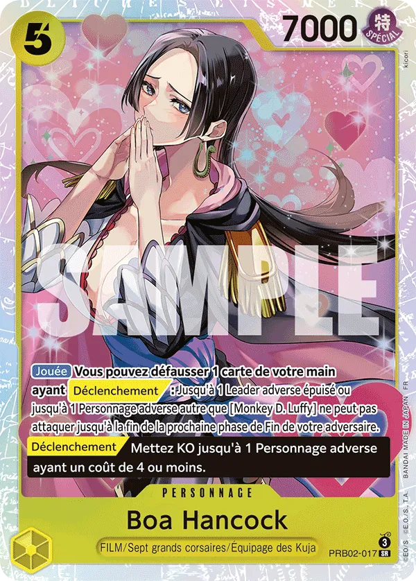 Carte One Piece PRB02-017 Boa Hancock V1 | LorenZone