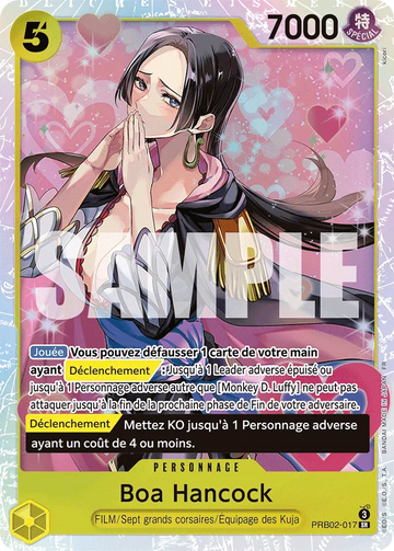 Carte One Piece Boa Hancock PRB02-017 V1 - The Best Vol.2