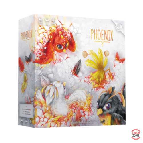 Phoenix Lubee - boîte du jeu de société d'ambiance et de collection de plumes