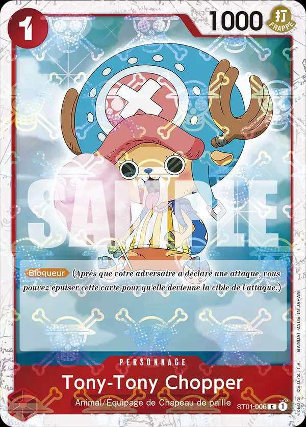 Carte One Piece Tony-Tony Chopper V2 ST01-006 C The Best Neuf FR LorenZone