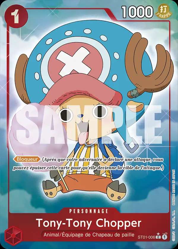 Carte One Piece Tony-Tony Chopper V3 ST01-006 C The Best Neuf FR LorenZone