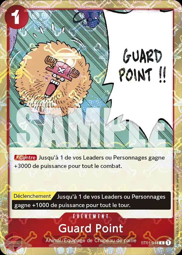 Carte One Piece Guard Point V2 ST01-014 C The Best Neuf FR LorenZone