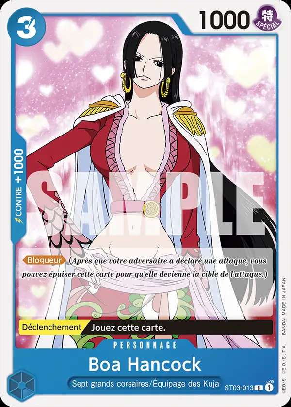 Carte One Piece Boa Hancock V1 ST03-013 C The Best Neuf FR LorenZone