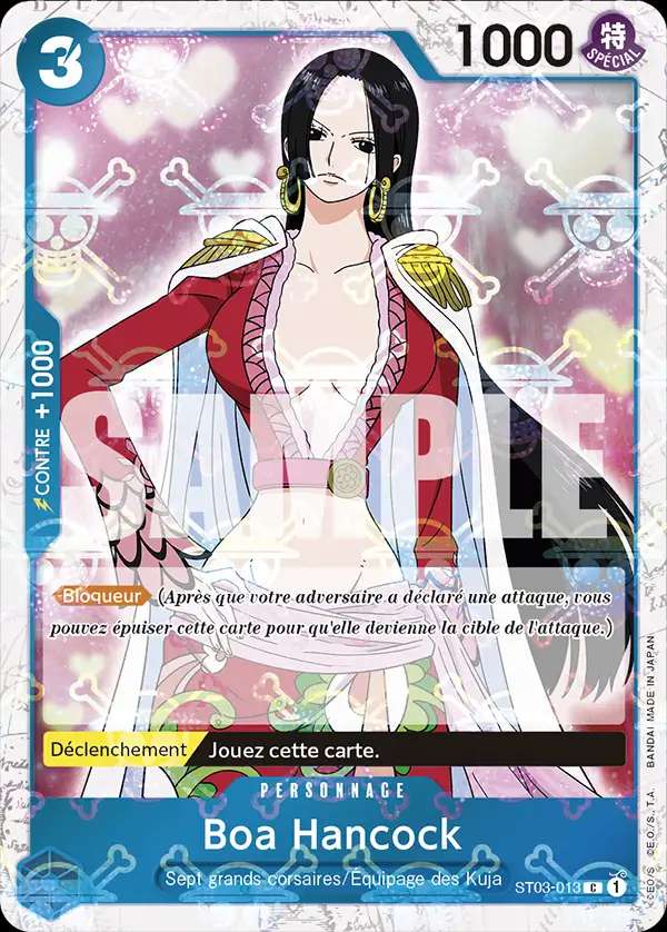 Carte One Piece Boa Hancock V2 ST03-013 C The Best Neuf FR LorenZone