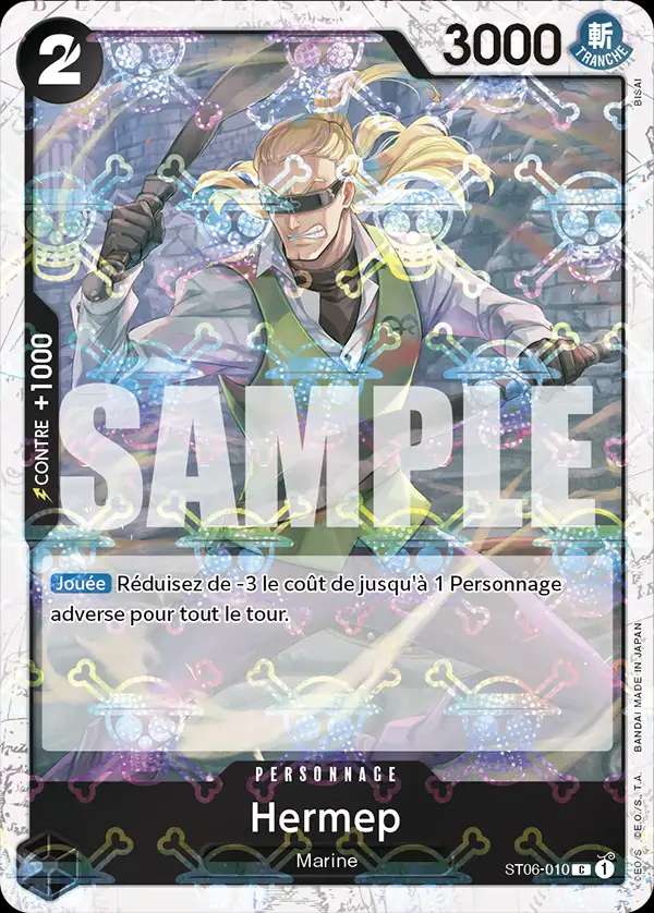 Carte One Piece Hermep V2 ST06-010 C The Best Neuf FR LorenZone
