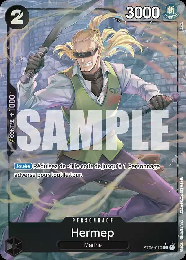 Carte One Piece Hermep V3 ST06-010 C The Best Neuf FR LorenZone