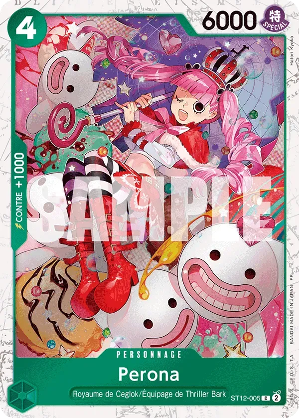 Carte One Piece Perona V2 - PRB02 - FR ST12-005 Commune Foil The Best Vol.2 Neuf FR LorenZone