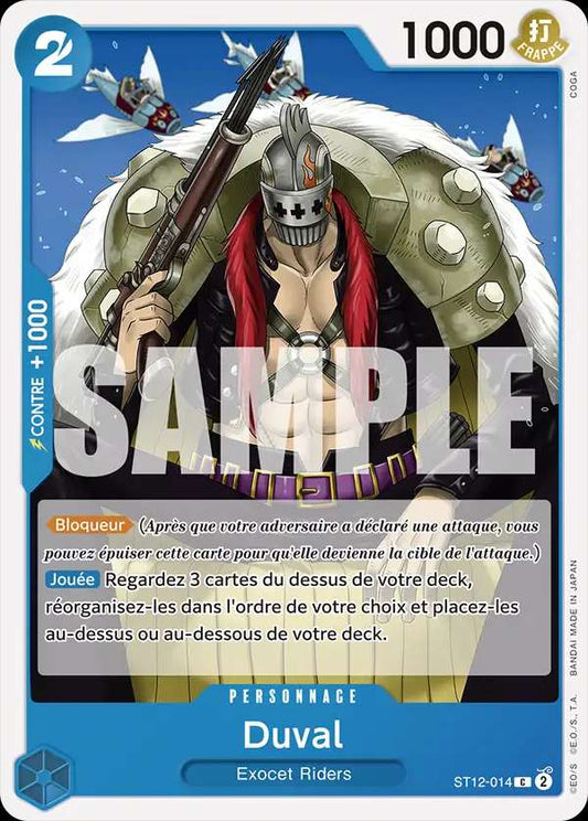 Carte One Piece Duval V1 ST12-014 C The Best Neuf FR LorenZone