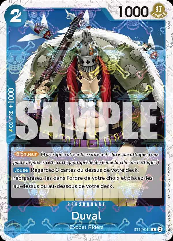 Carte One Piece Duval V2 ST12-014 C The Best Neuf FR LorenZone