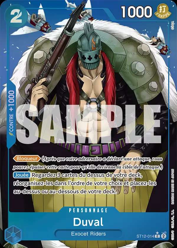 Carte One Piece Duval V3 ST12-014 C The Best Neuf FR LorenZone