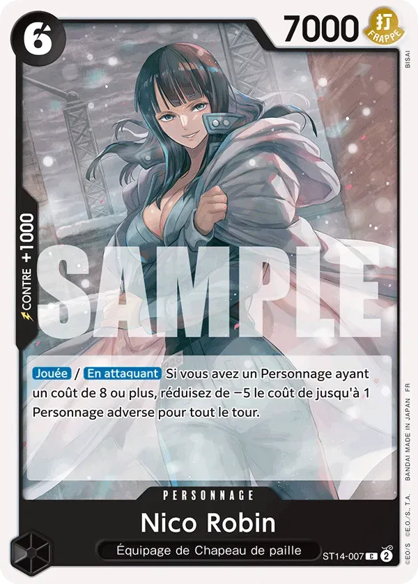 Carte One Piece Nico Robin V1 - PRB02 - FR ST14-007 Commune The Best Vol.2 Neuf FR LorenZone