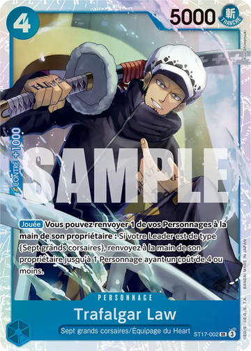 Carte One Piece Trafalgar Law ST17-002 V1 - The Best Vol.2