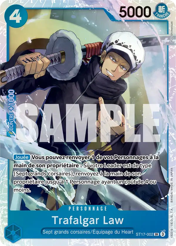 Carte One Piece ST17-002 Trafalgar Law V1 | LorenZone