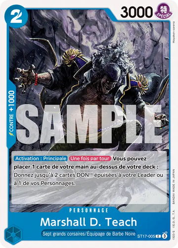Carte One Piece Marshall D. Teach ST17-005 V1 - The Best Vol.2