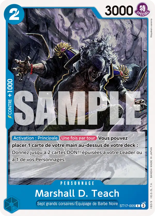 Carte One Piece ST17-005 Marshall D. Teach V1 | LorenZone