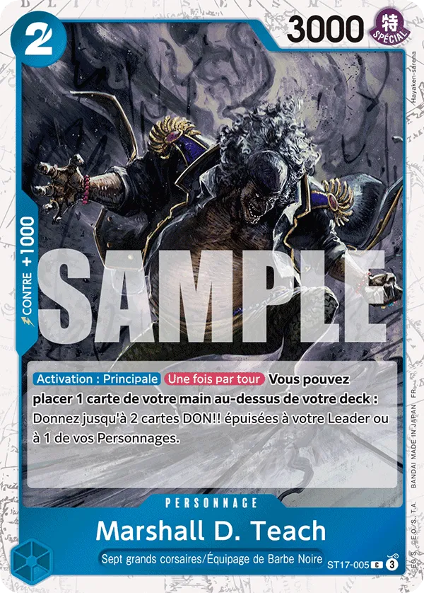 Carte One Piece ST17-005 Marshall D. Teach V2 | LorenZone