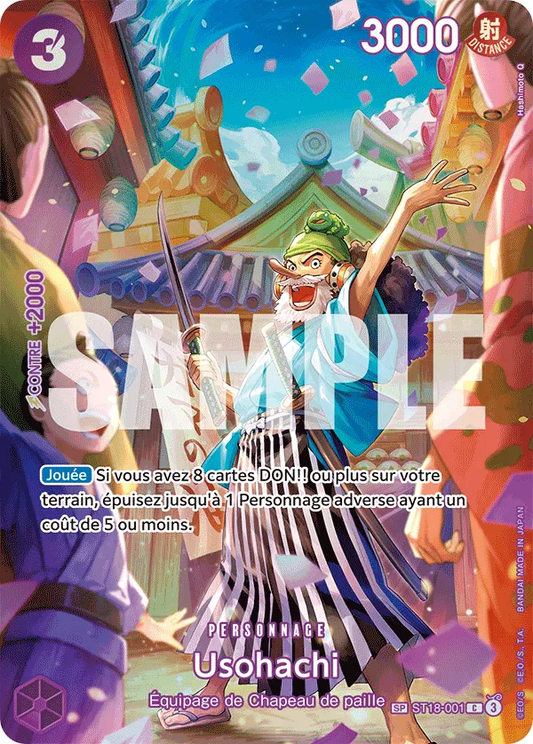 Carte One Piece Usohachi - FR ST18-001 SPE-R Sang Royal Neuf FR LorenZone