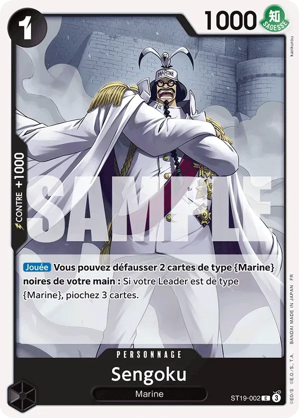 Carte One Piece Sengoku V1 - PRB02 - FR ST19-002 Commune The Best Vol.2 Neuf FR LorenZone