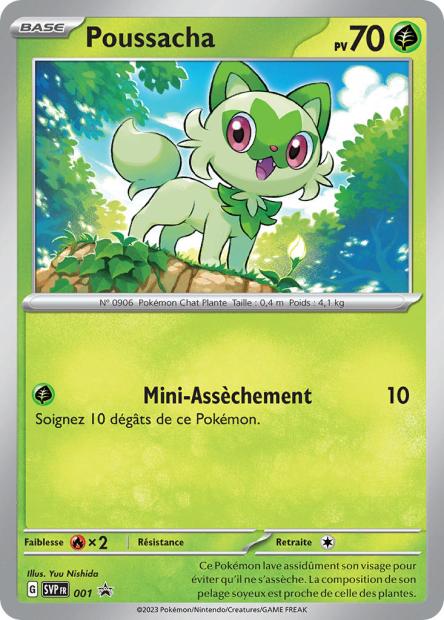Carte Pokémon Poussacha SVP001 SV Promo SV SVP Neuf FR LorenZone