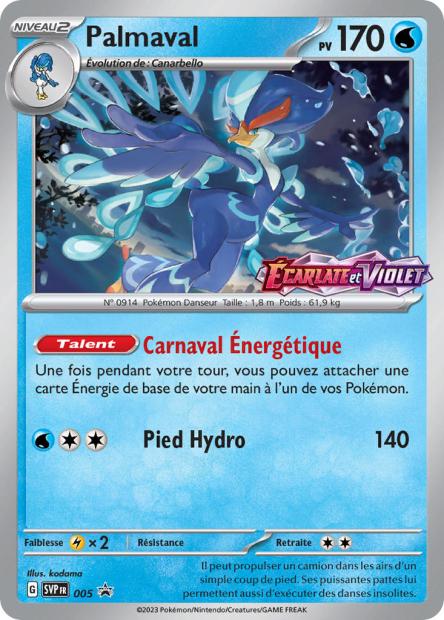 Carte Pokémon Palmaval SVP005 SV Promo SV SVP Neuf FR LorenZone