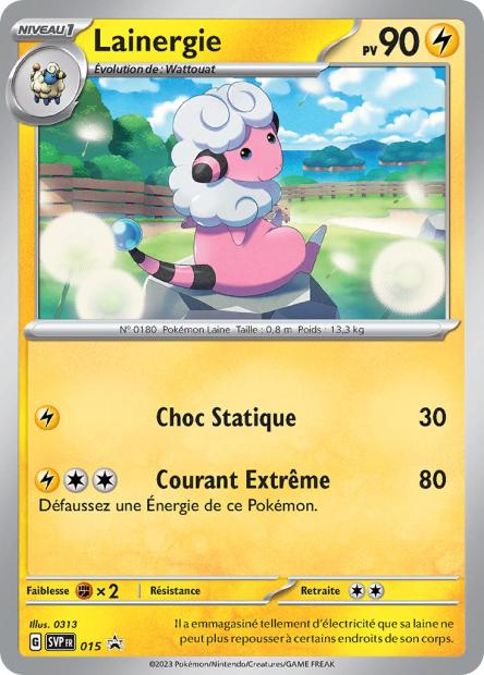 Carte Pokémon Lainergie SVP015 SV Promo SV SVP Neuf FR LorenZone