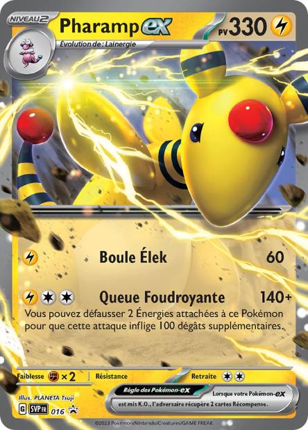 Carte Pokémon Pharamp EX SVP016 SV Promo SV SVP Neuf FR LorenZone