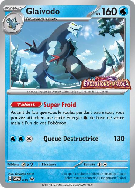 Carte Pokémon Glaivodo SVP019 SV Promo SV SVP Neuf FR LorenZone