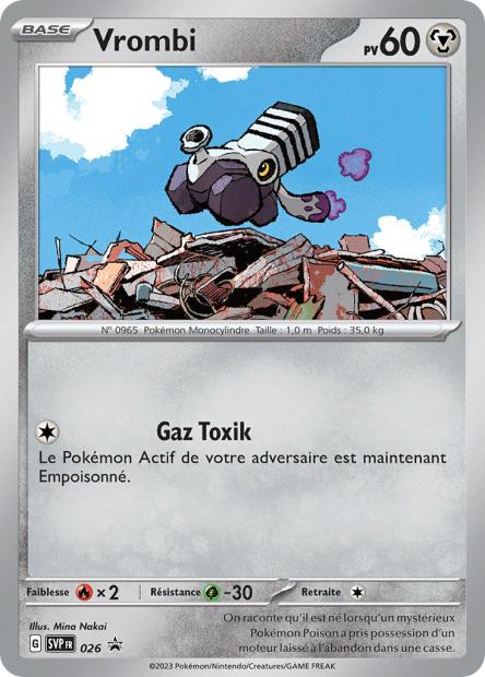 Carte Pokémon Vrombi SVP026 SV Promo SV SVP Neuf FR LorenZone