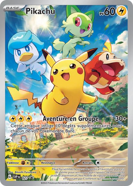 Carte Pokémon Pikachu SVP027 SV Promo SV SVP Neuf FR LorenZone