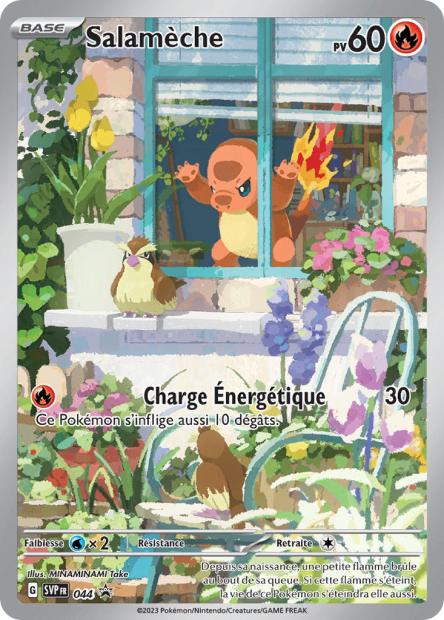 Carte Pokémon Salamèche SVP044 SV Promo SV SVP Neuf FR LorenZone