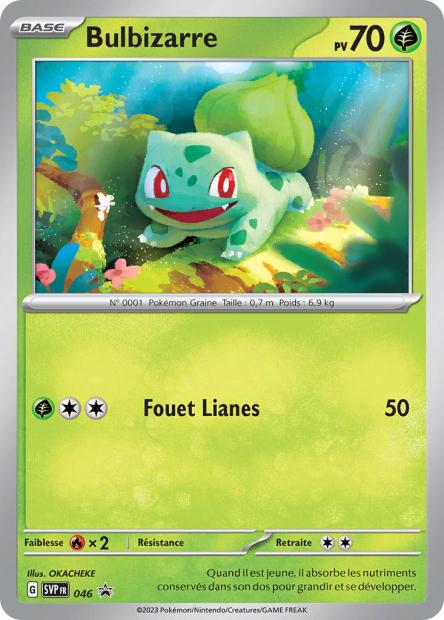 Carte Pokémon Bulbizarre SVP046 SV Promo SV SVP Neuf FR LorenZone