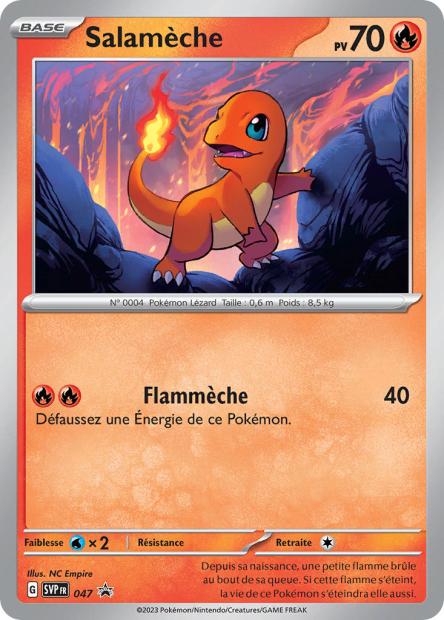 Carte Pokémon Salamèche SVP047 SV Promo SV SVP Neuf FR LorenZone