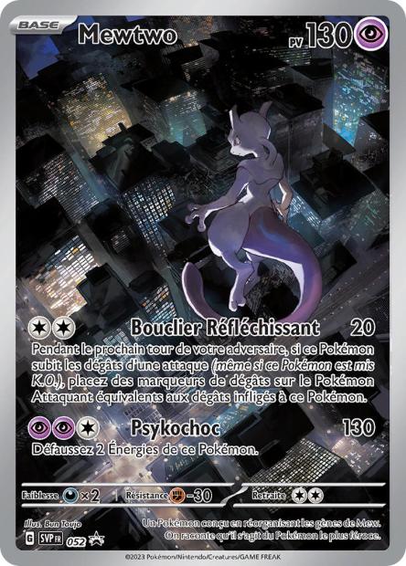 Carte Pokémon Mewtwo SVP052 SV Promo SV SVP Neuf FR LorenZone