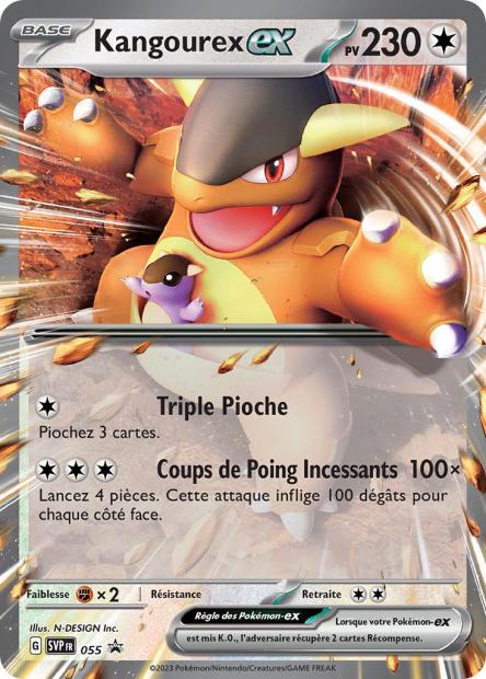 Carte Pokémon Kangourex EX SVP055 SV Promo SV SVP Neuf FR LorenZone
