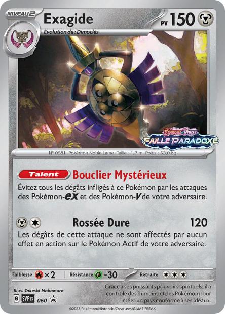 Carte Pokémon Exagide SVP060 SV Promo SV SVP Neuf FR LorenZone