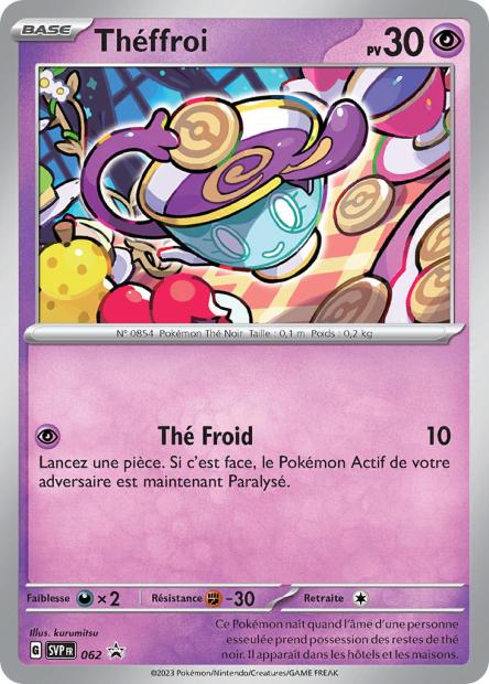 Carte Pokémon Théffroi SVP062 SV Promo SV SVP Neuf FR LorenZone
