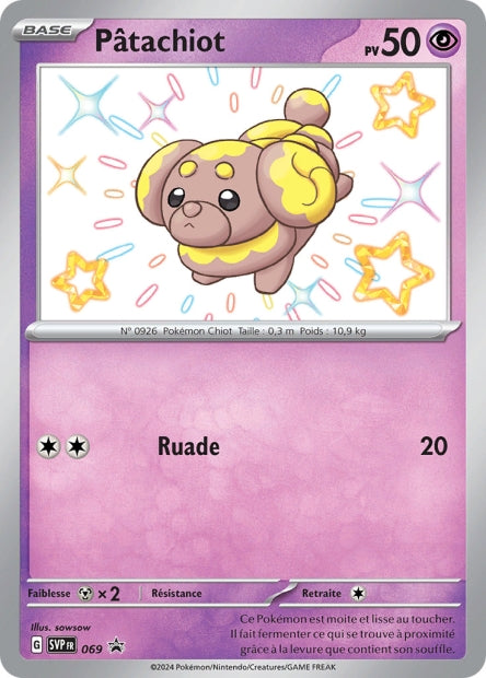 Carte Pokémon Pâtachiot SVP069 SV Promo SV SVP Neuf FR LorenZone