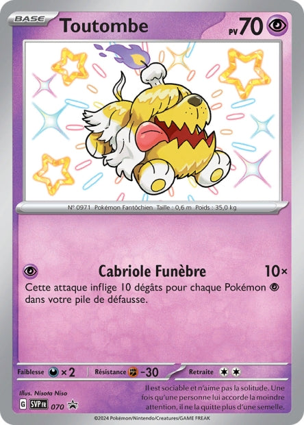 Carte Pokémon Toutombe SVP070 SV Promo SV SVP Neuf FR LorenZone