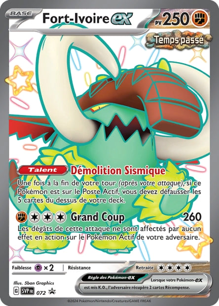 Carte Pokémon Fort-Ivoire EX SVP072 SV Promo SV SVP Neuf FR LorenZone