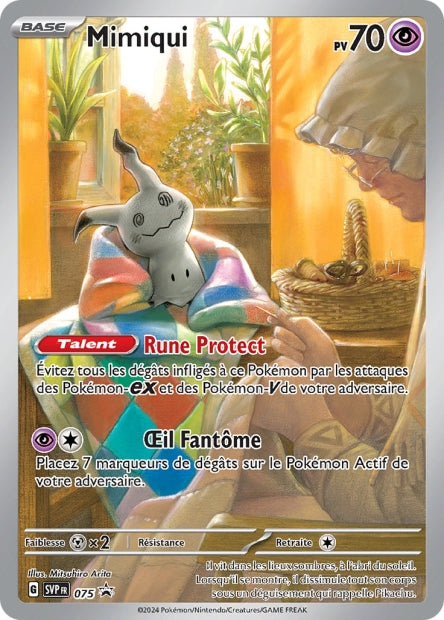 Carte Pokémon Mimiqui SVP075 SV Promo SV SVP Neuf FR LorenZone