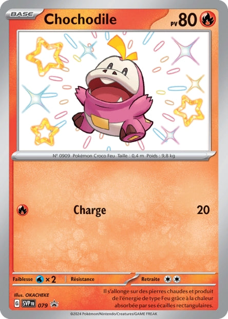 Carte Pokémon Chochodile SVP079 SV Promo SV SVP Neuf FR LorenZone