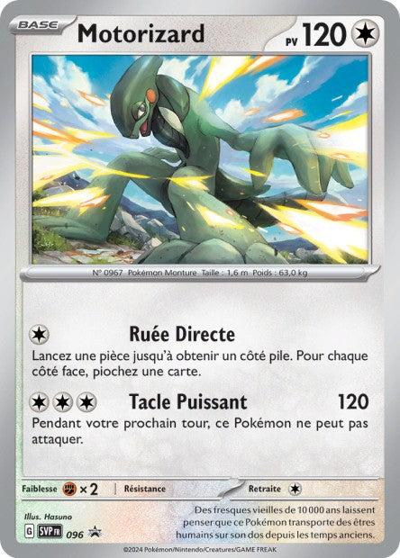 Carte Pokémon Motorizard SVP096 SV Promo SV SVP Neuf FR LorenZone
