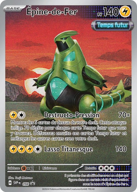 Carte Pokémon Épine-de-Fer SVP098 SV Promo SV SVP Neuf FR LorenZone