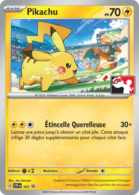 Carte Pokémon Pikachu SVP101 SV Promo SV SVP Neuf FR LorenZone