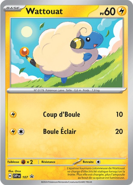 Carte Pokémon Wattouat SVP107 SV Promo SV SVP Neuf FR LorenZone