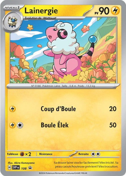 Carte Pokémon Lainergie SVP108 SV Promo SV SVP Neuf FR LorenZone