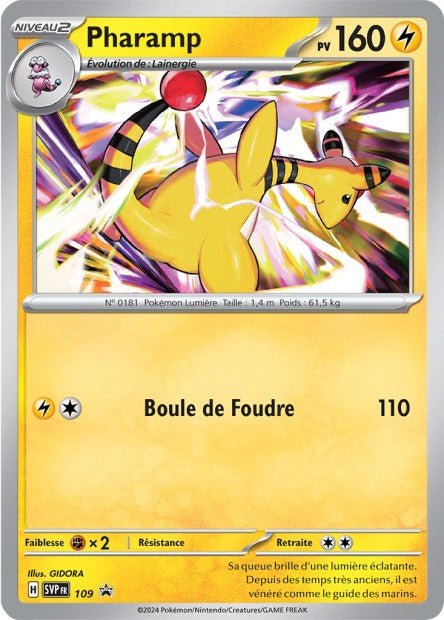 Carte Pokémon Pharamp SVP109 SV Promo SV SVP Neuf FR LorenZone