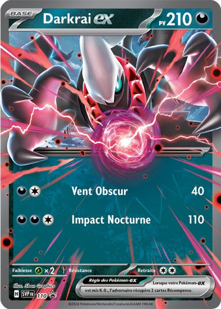 Carte Pokémon Darkrai EX SVP110 SV Promo SV SVP Neuf FR LorenZone