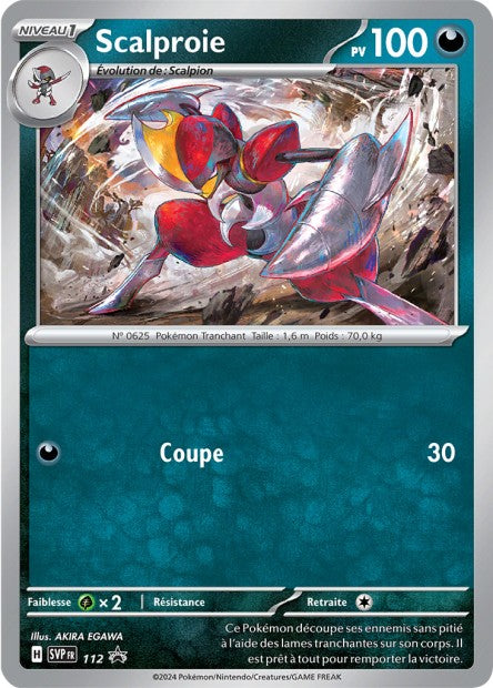Carte Pokémon Scalproie SVP112 SV Promo SV SVP Neuf FR LorenZone