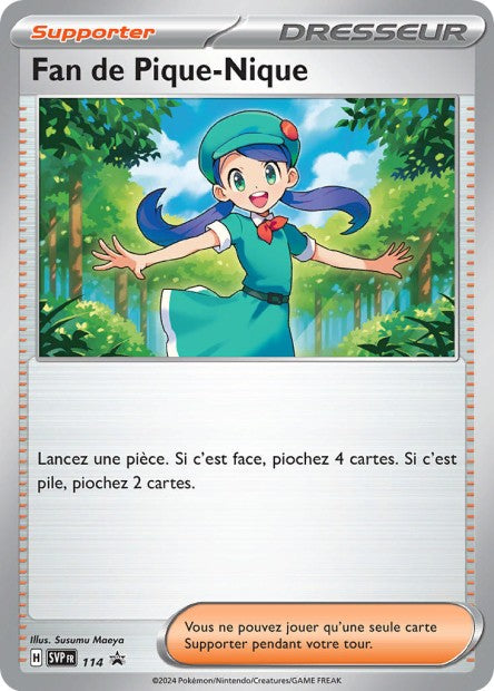 Carte Pokémon Fan de Pique-Nique SVP114 SV Promo SV SVP Neuf FR LorenZone